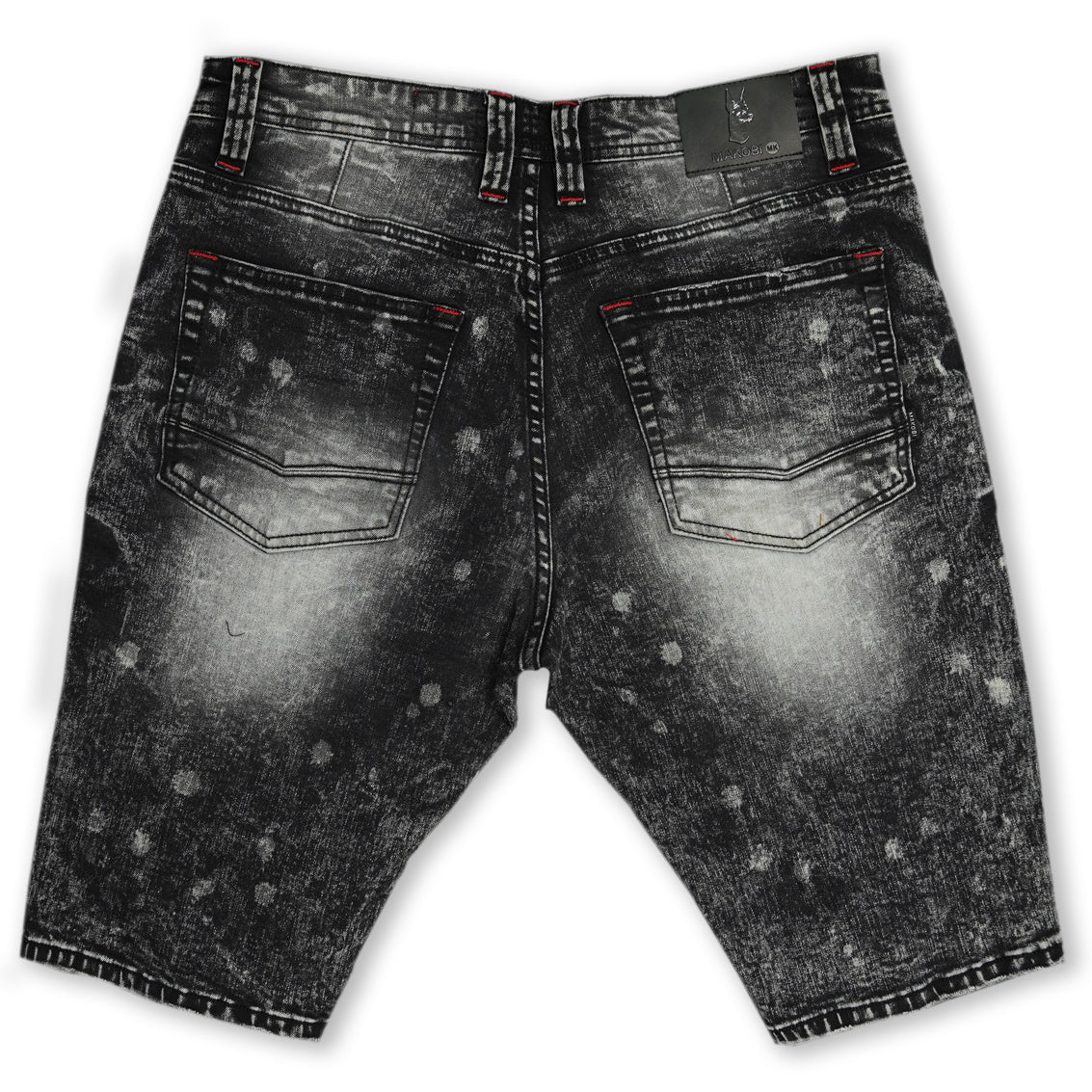 M771 Pacifica Shredded Shorts - Black Wash