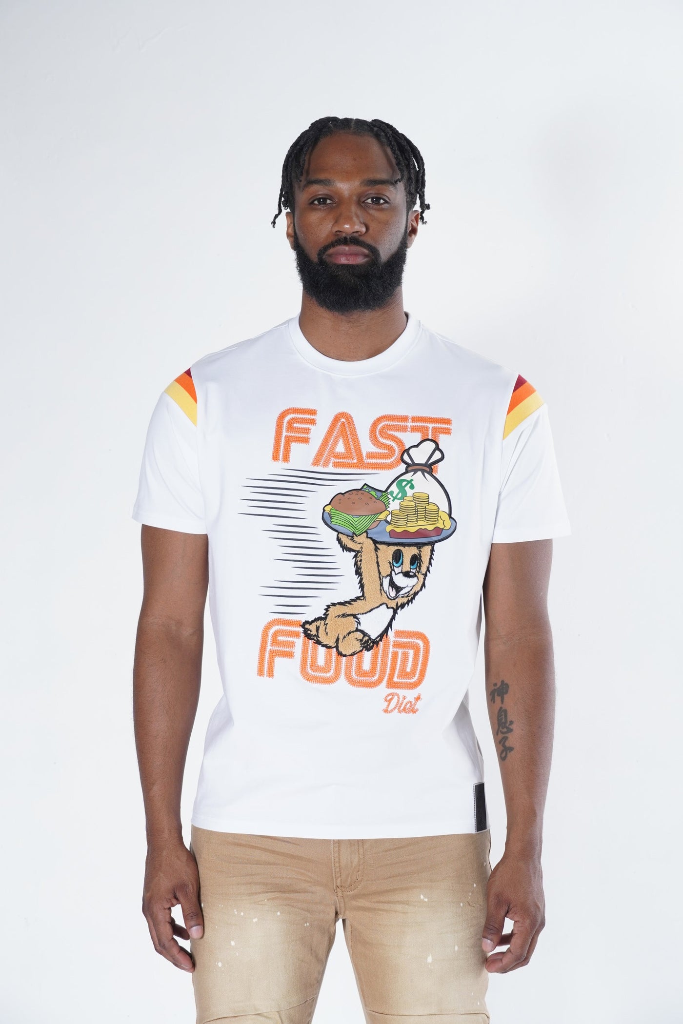 F121 Fast Food Tee - White