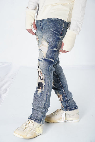 F1707 Frost Angel Denim Jeans - Dirt