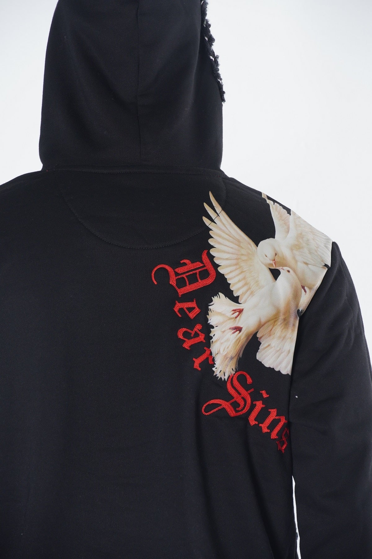 F5107 Frost Angel Pullover Hoodie - مشکی