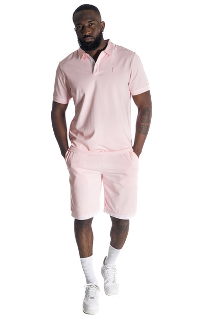 M383 Makobi Luciano Polo Shirt - Pink