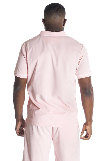 M383 Makobi Luciano Polo Shirt - Pink