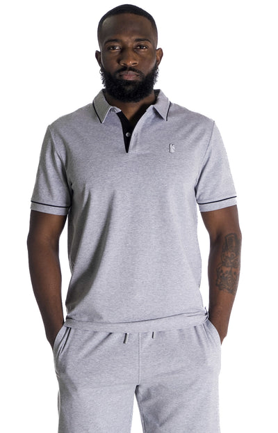 M383 Makobi Luciano Polo Shirt - Grey