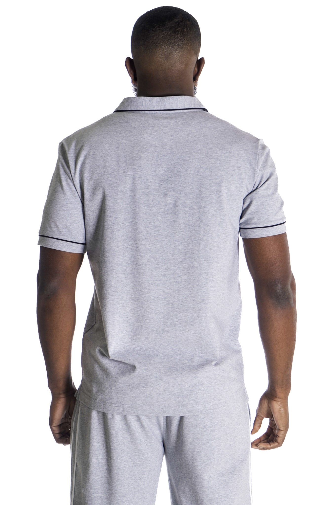 M383 Makobi Luciano Polo Shirt - Grey