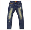 M1768 Makobi Malachy Jeans w / Itansan Underlay - dọti Wẹ / Olifi