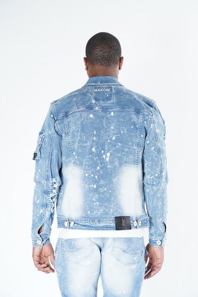 M1080 "Fall Back" Denim Jacket - Light Wash