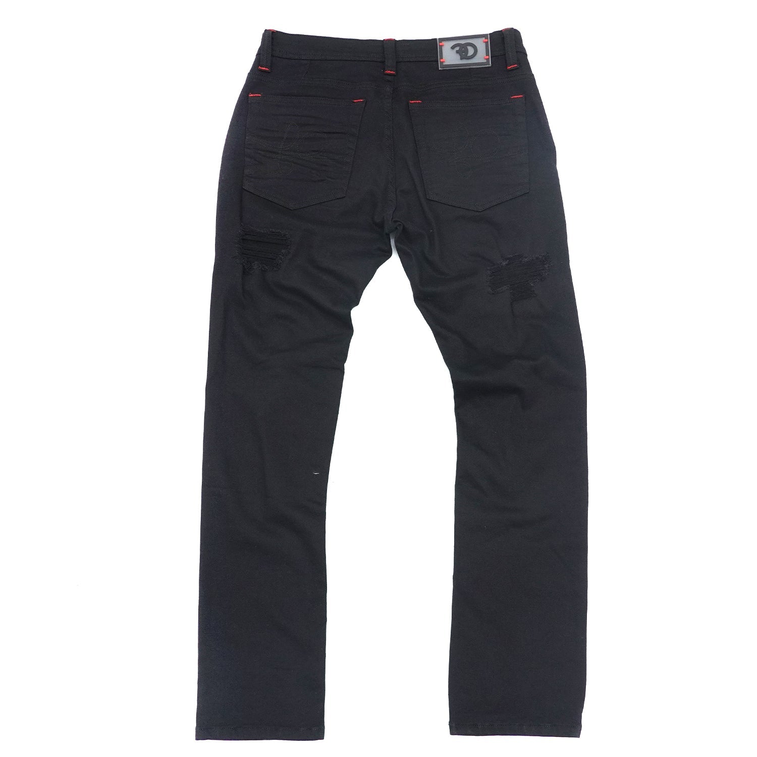 F1707 Frost Angel Denimu sokoto - Black / Black