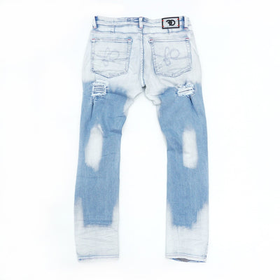 F1707 Frost Angel Denimu sokoto - Light Wẹ