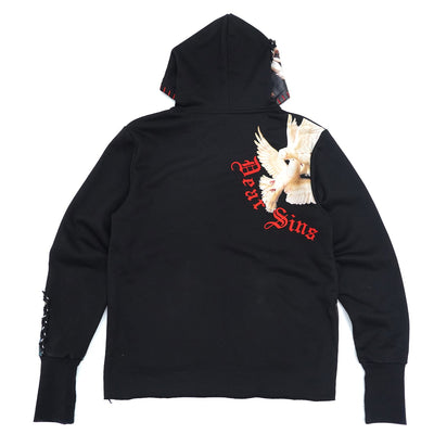 F5107 Frost Angel Pullover Hoodie - Black