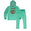 F5766 Frost High Fashion Fleece Ṣeto - Green