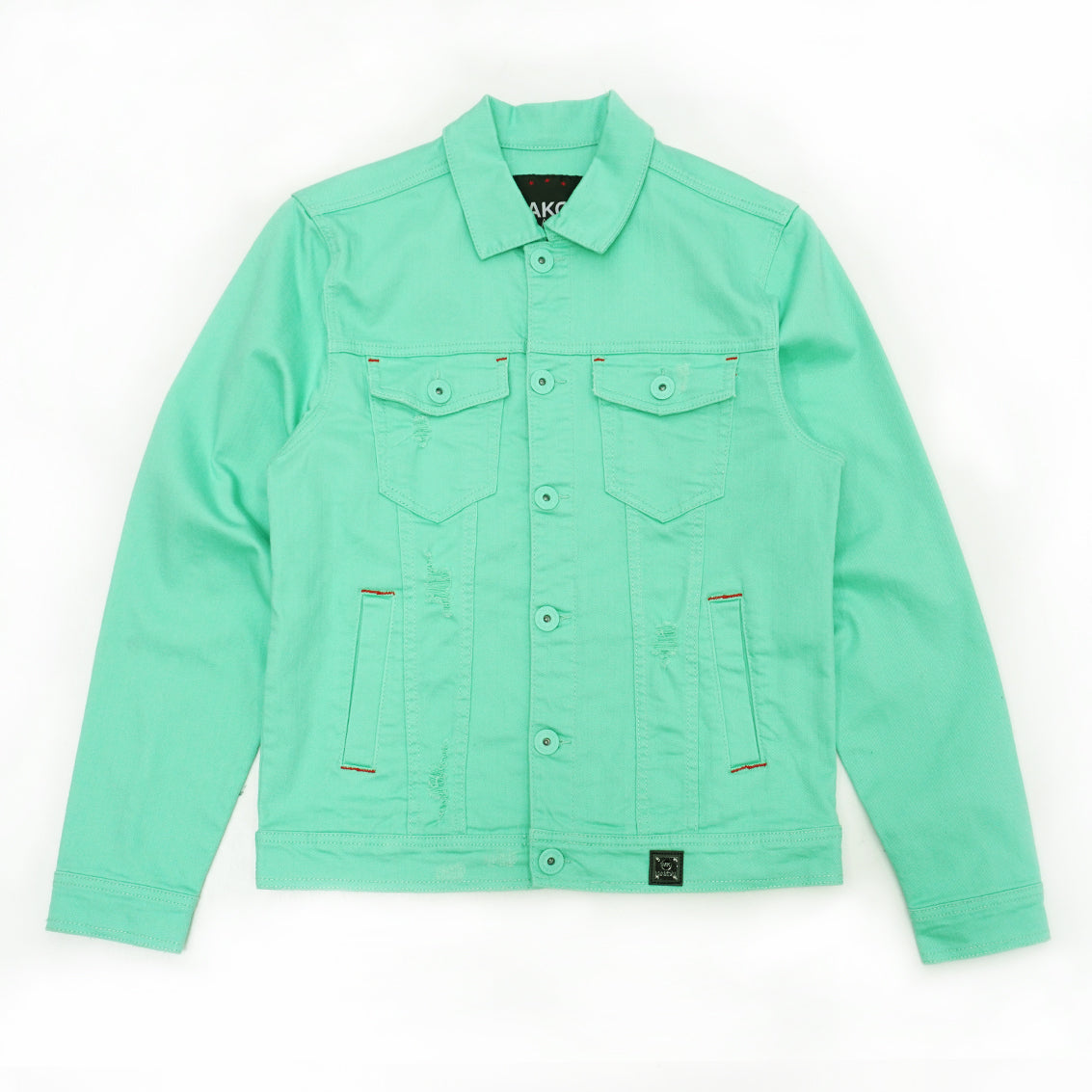 M1026 mojuto Denimu jaketi - Green