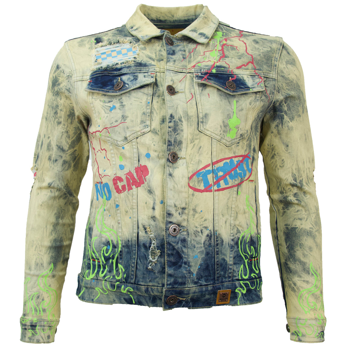 M1052 Makobi Fire Denim Jacket - Dirt Wash