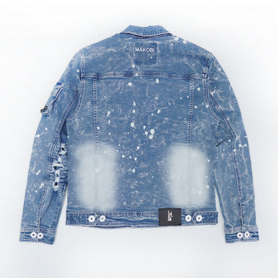 M1080 "Fall Back" Denim Jacket - Light Wash