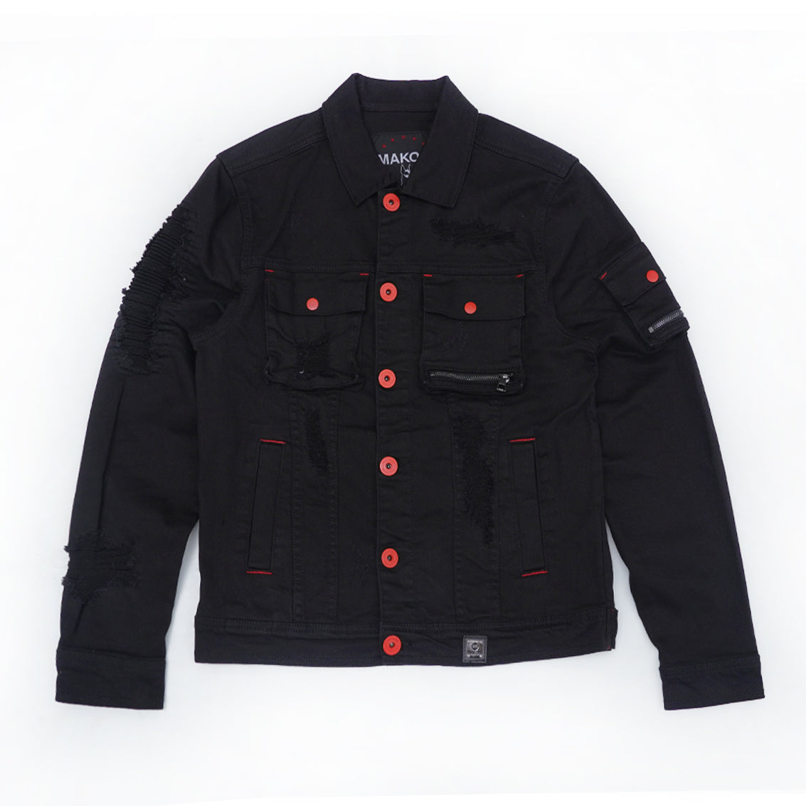 M1080 "Fall Back" Denimu jaketi - Black / dudu