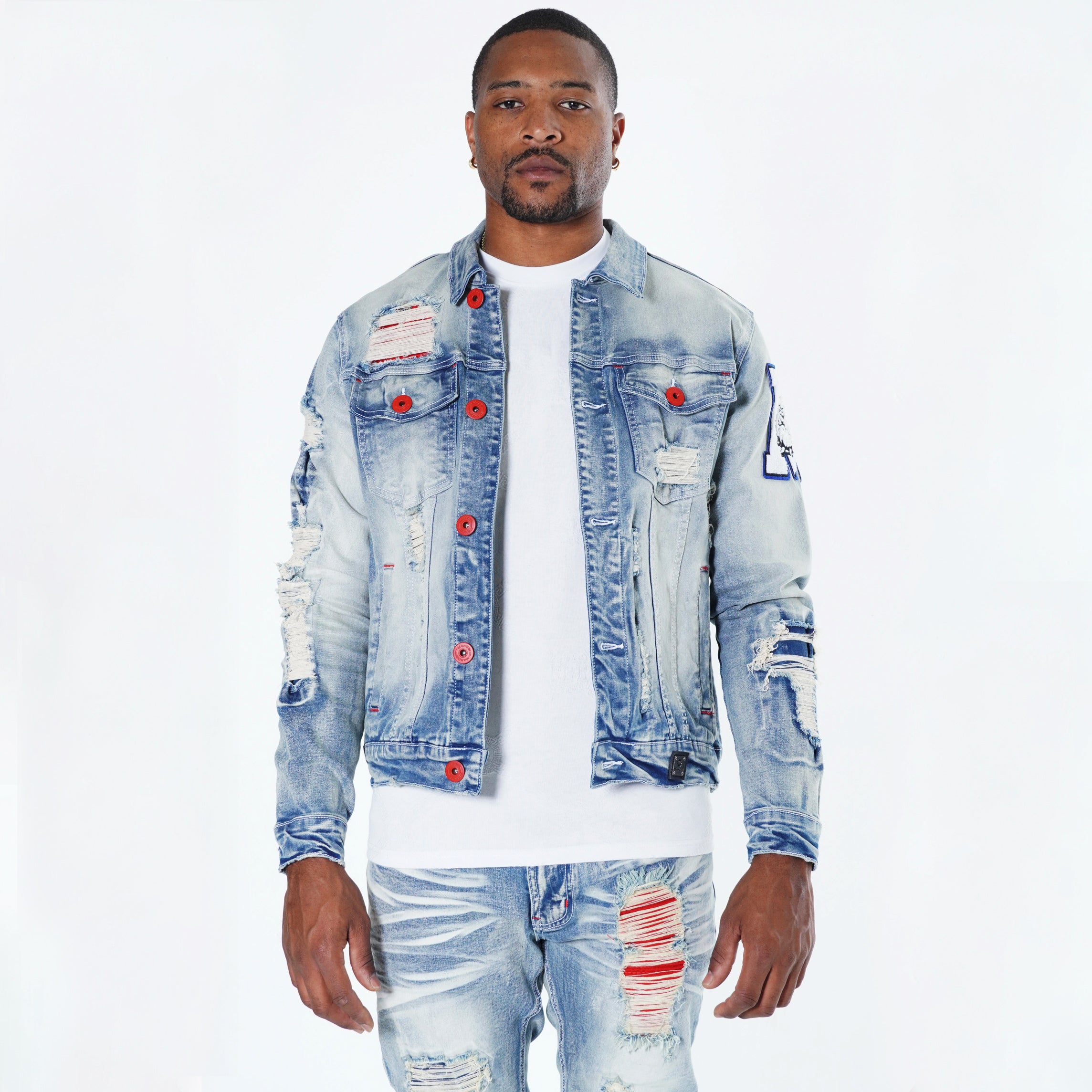 M1090 Leaders Denim Jacket - Light Wash