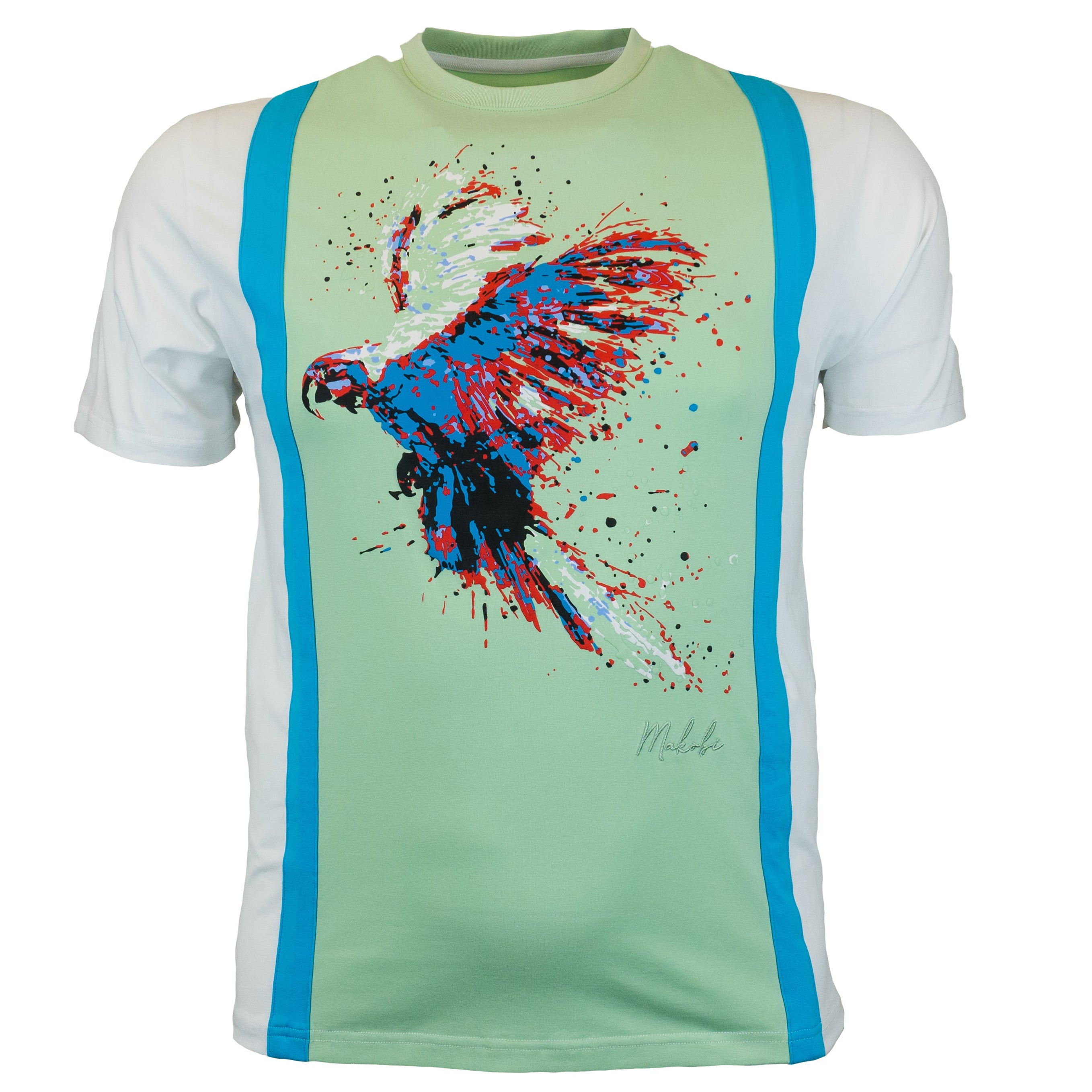 M166 Makobi Bird Tee - Green