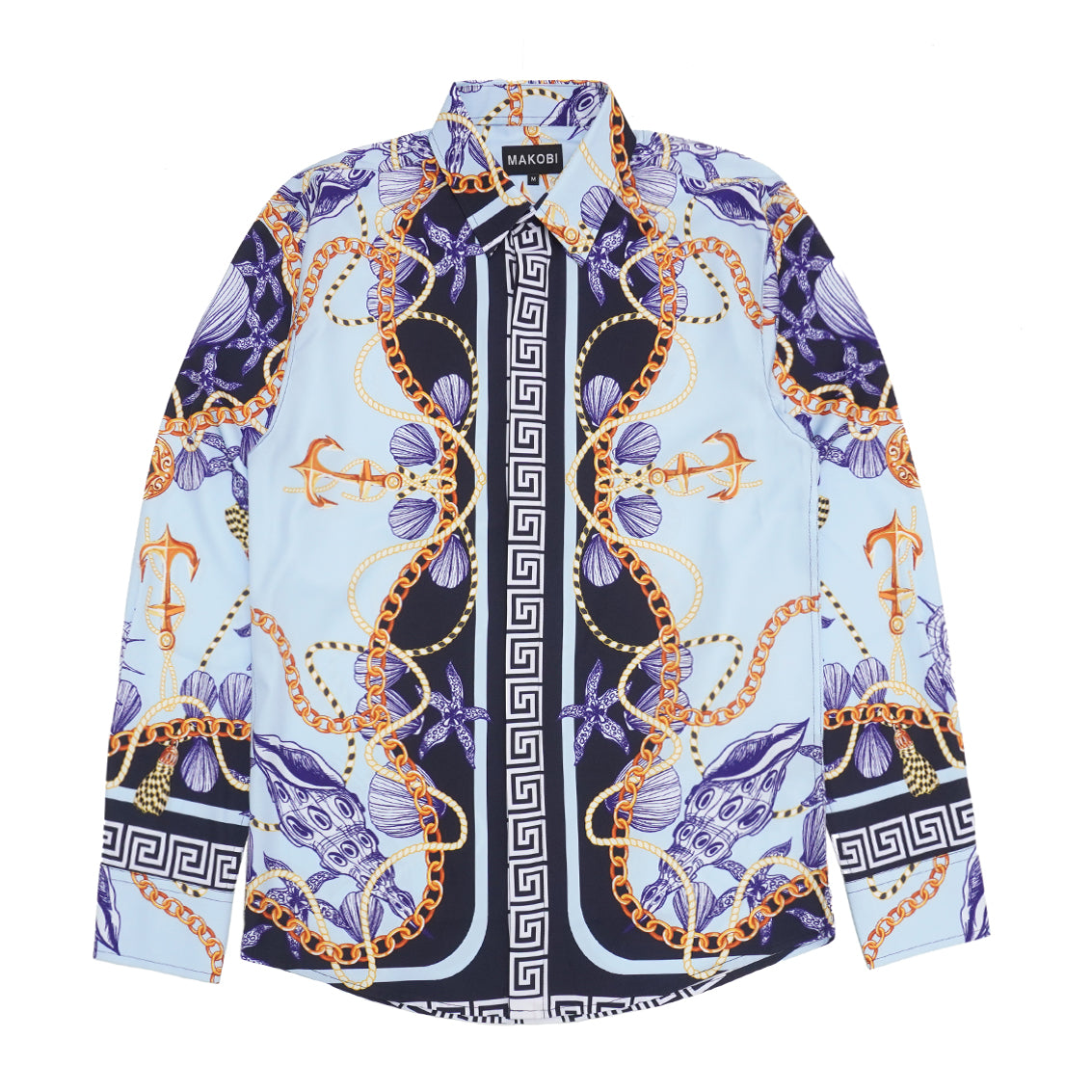 M1833 Capone tejede Shirt - Blue