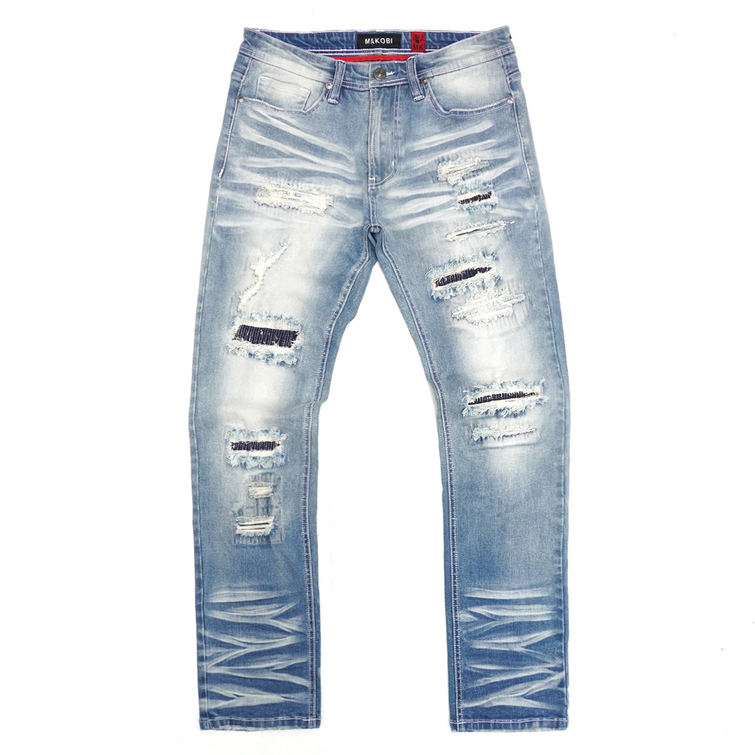 M1903 Montego Jeans w/ Underlay - Light Wash