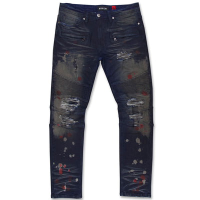 M1909 Medano Biker Jeans - Vintage Wash