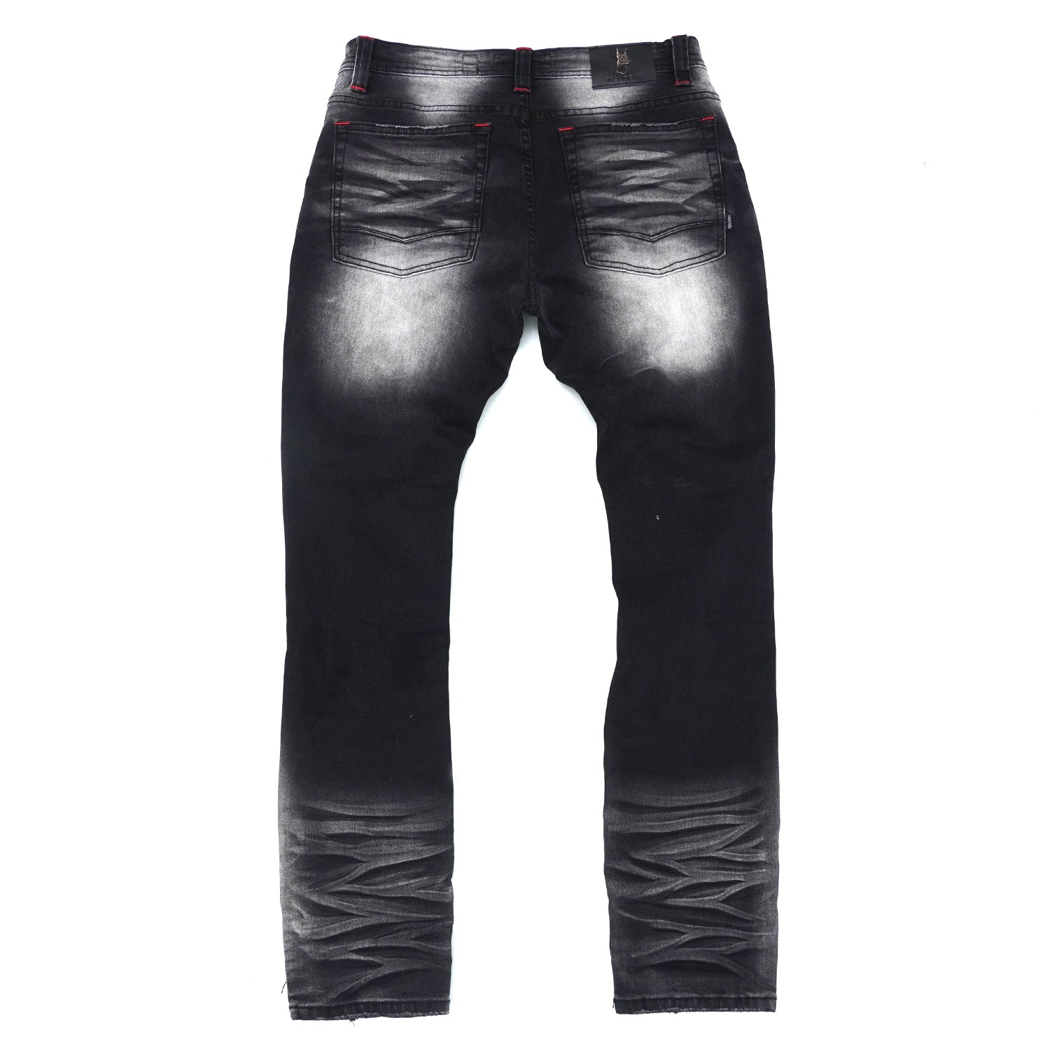 M1928 All Over Shredded Jeans - Black Wash