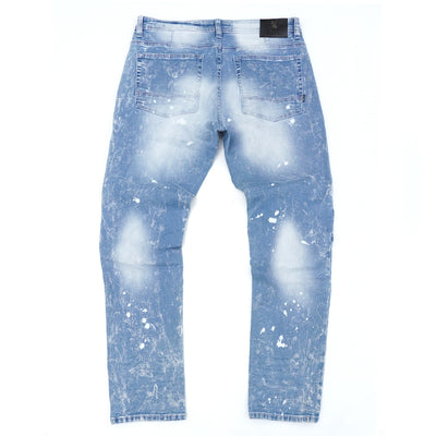 M1980 Cannon Shredded Denim Jeans - Light Wash