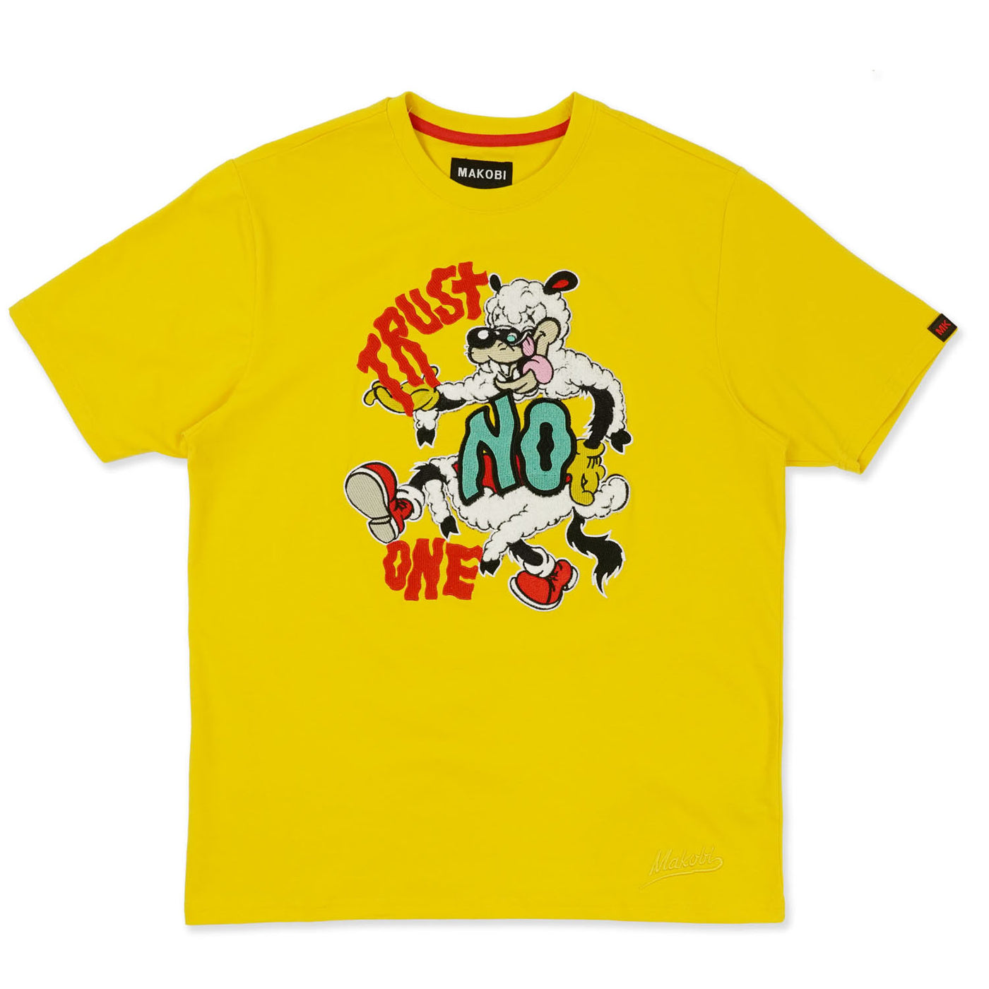 M227 Trust No One Tee - Yellow