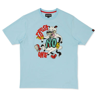 M227 Trust No One Tee - Light Blue