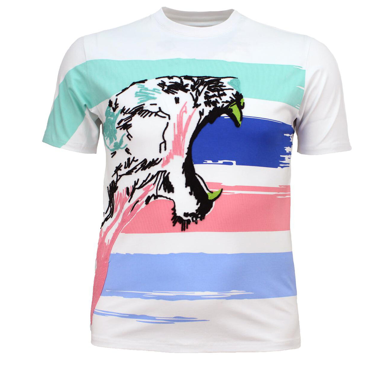 M260 Makobi Kun Stroke Tiger Tee - White