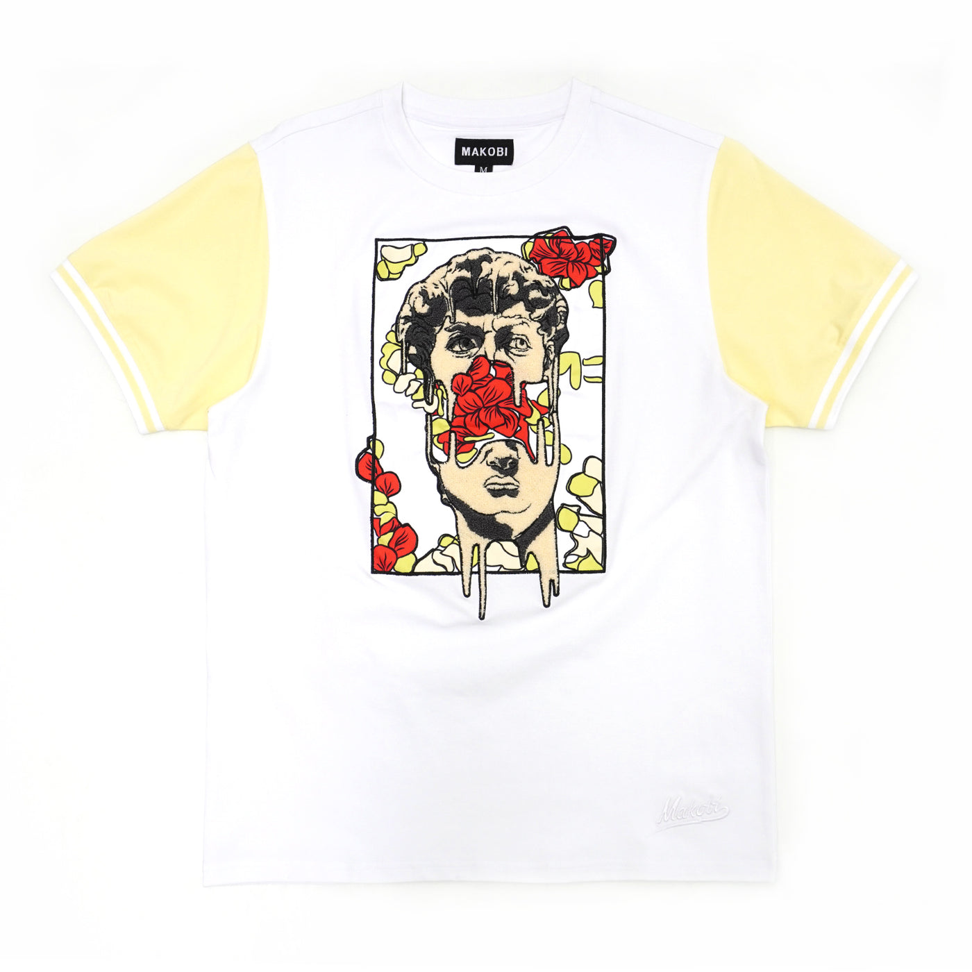 M267 David Tee - White/Yellow