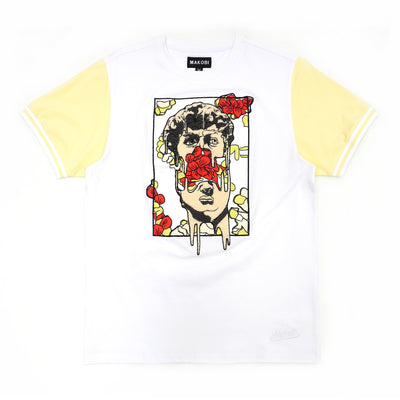 M267 David Tee - White / ofeefee