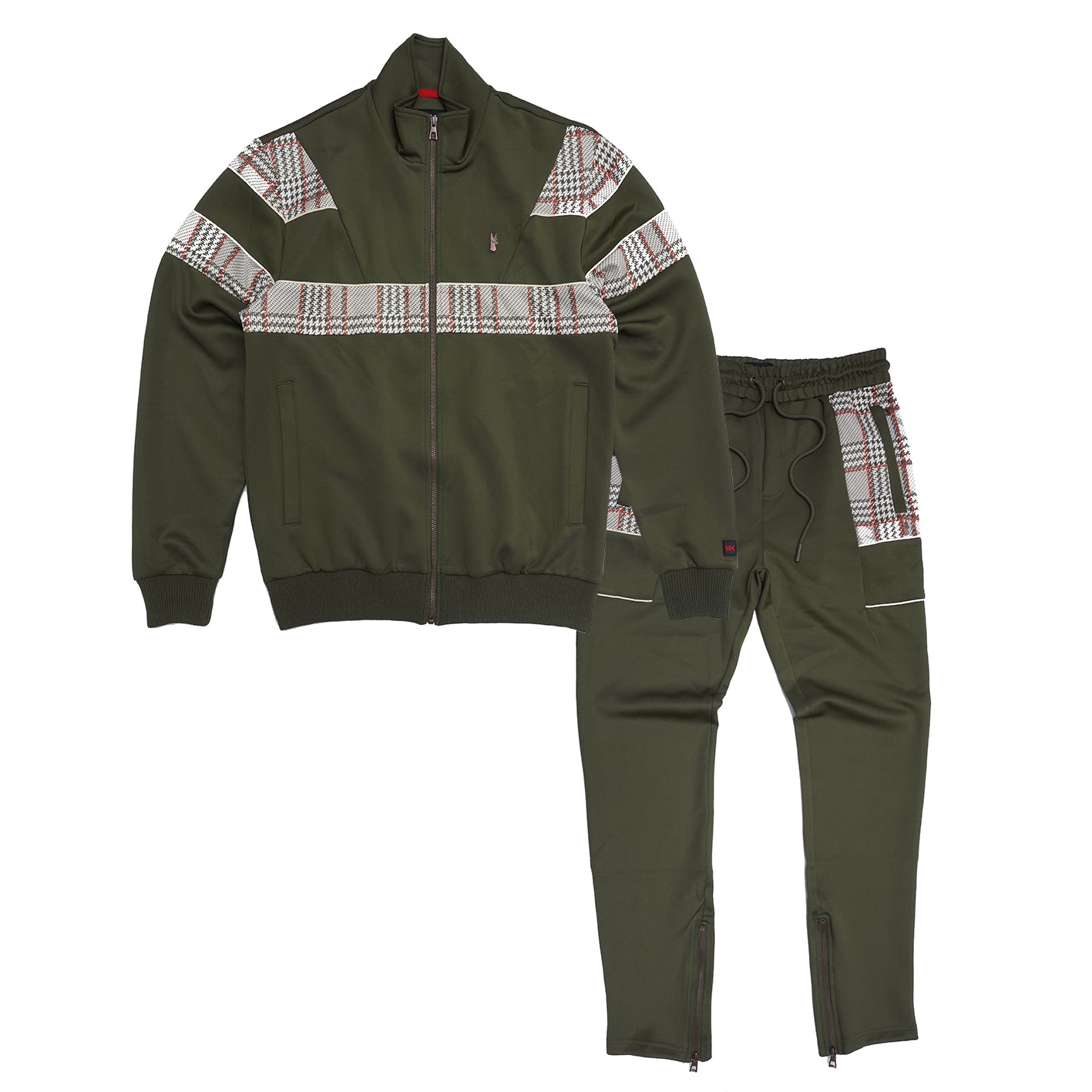 M2780 Makobi PolyPlaid Track Set - Olive