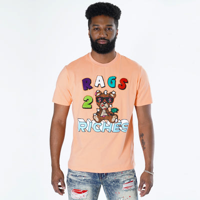 M290 Makobi Rags 2 Riches Tee - Peach