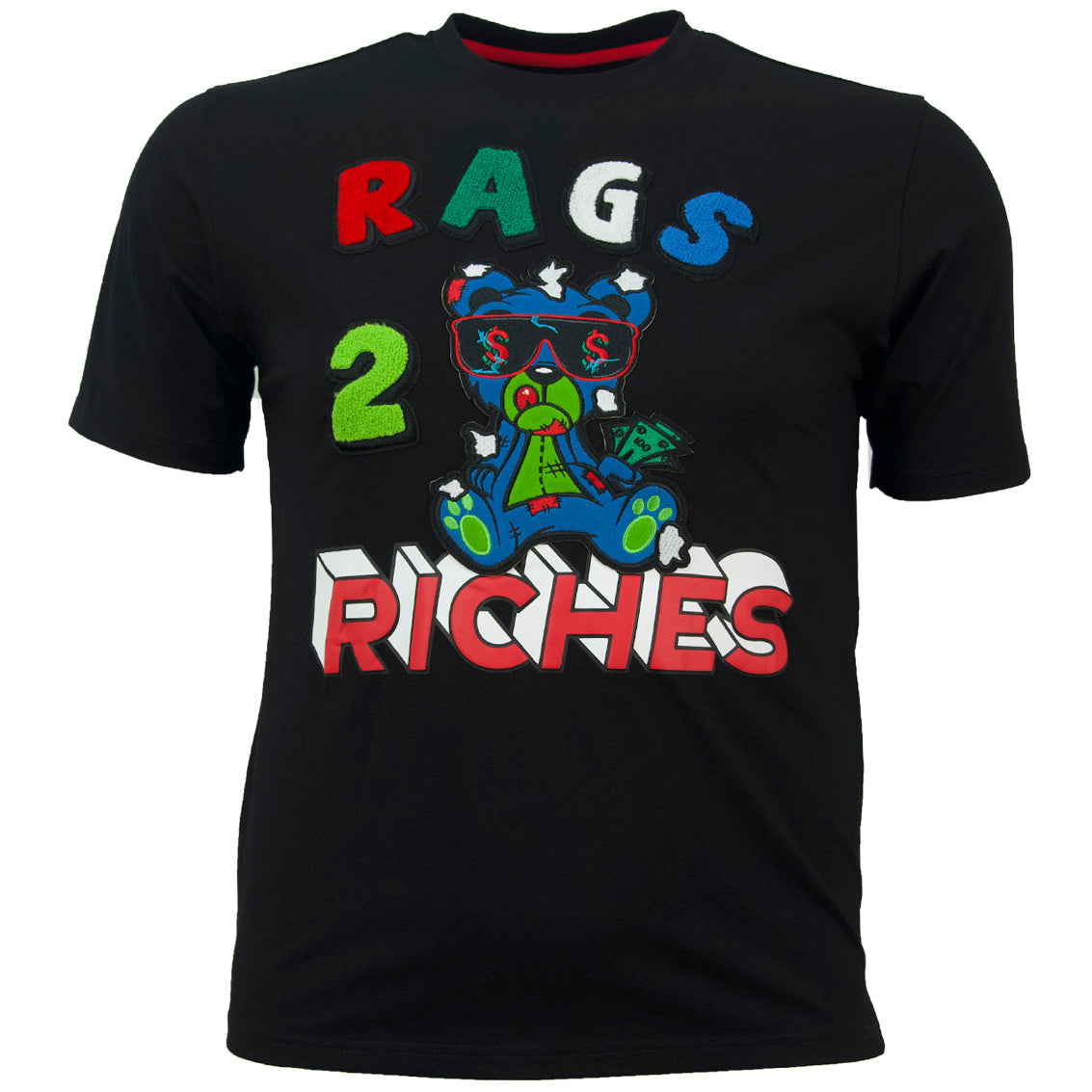 M290 Makobi  Rags 2 Riches Tee - Black