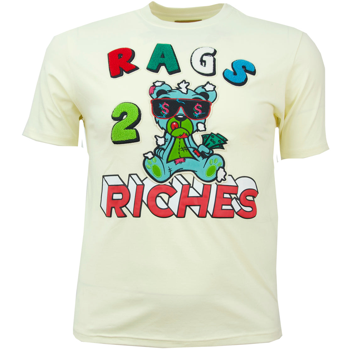 M290 Makobi Rags 2 Riches Tee - طبیعی