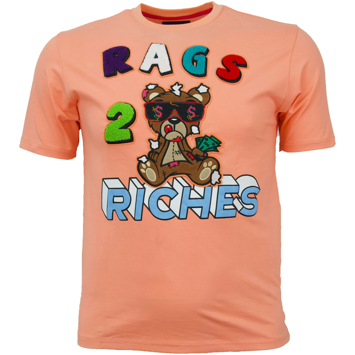 M290 Makobi Rags 2 Riches Tee - Peach