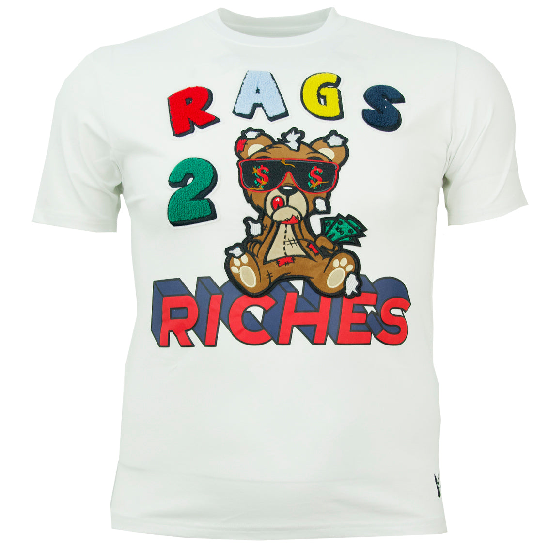 M290 Makobi Rags 2 Ọrọ Tee - White