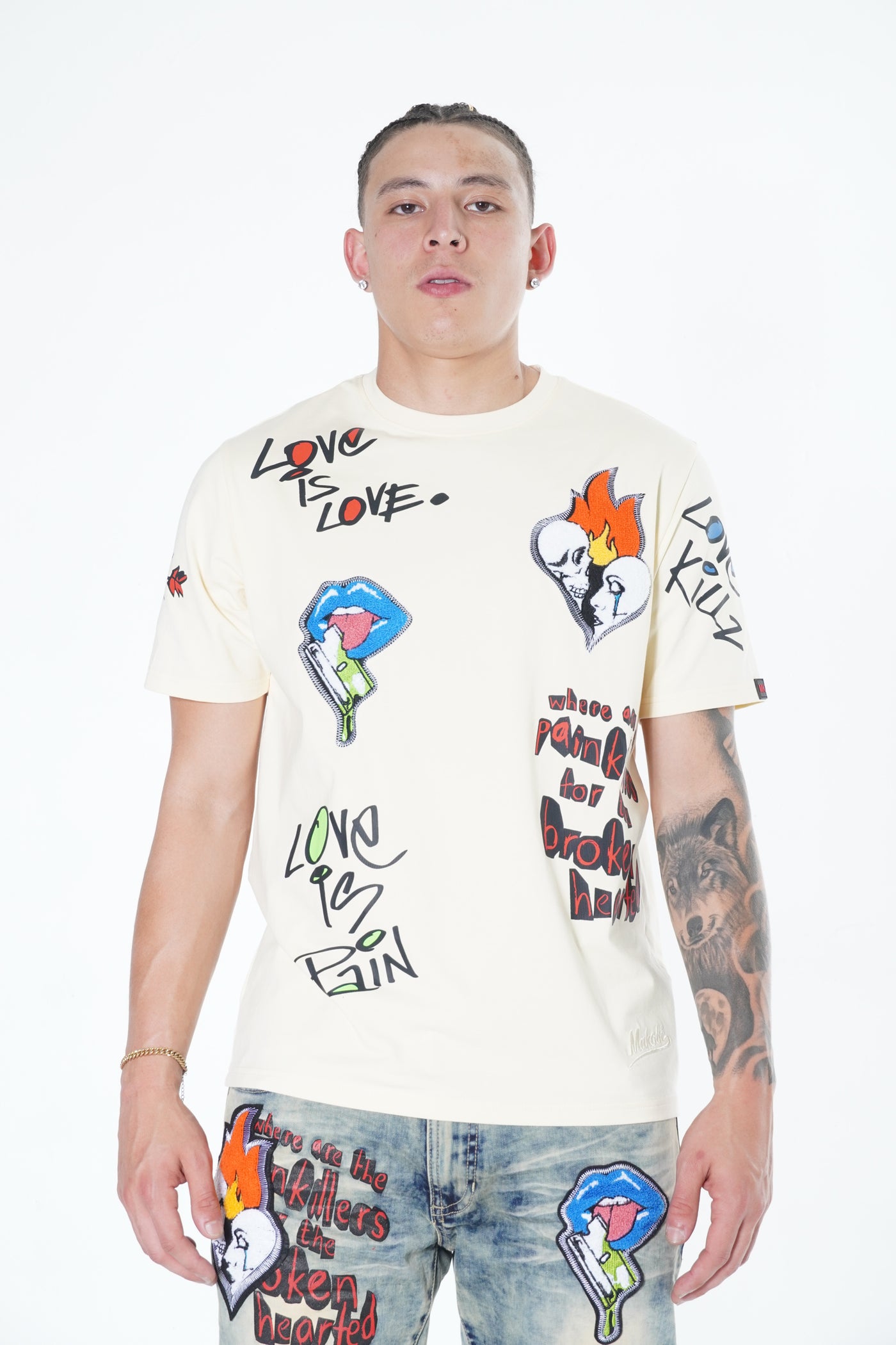 M295 Love Kills Tee - Natural