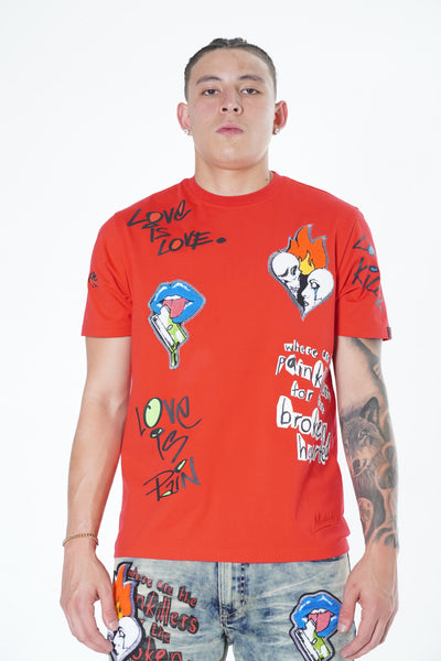 M295 Love Kills Tee - Red