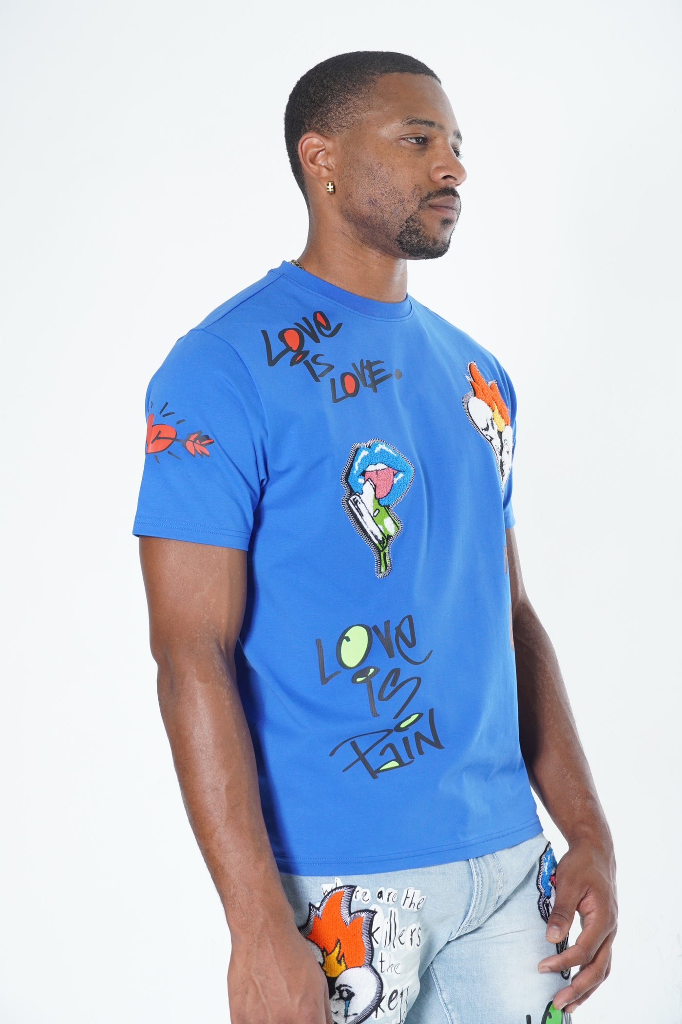 M295 Love pa Tee - Royal