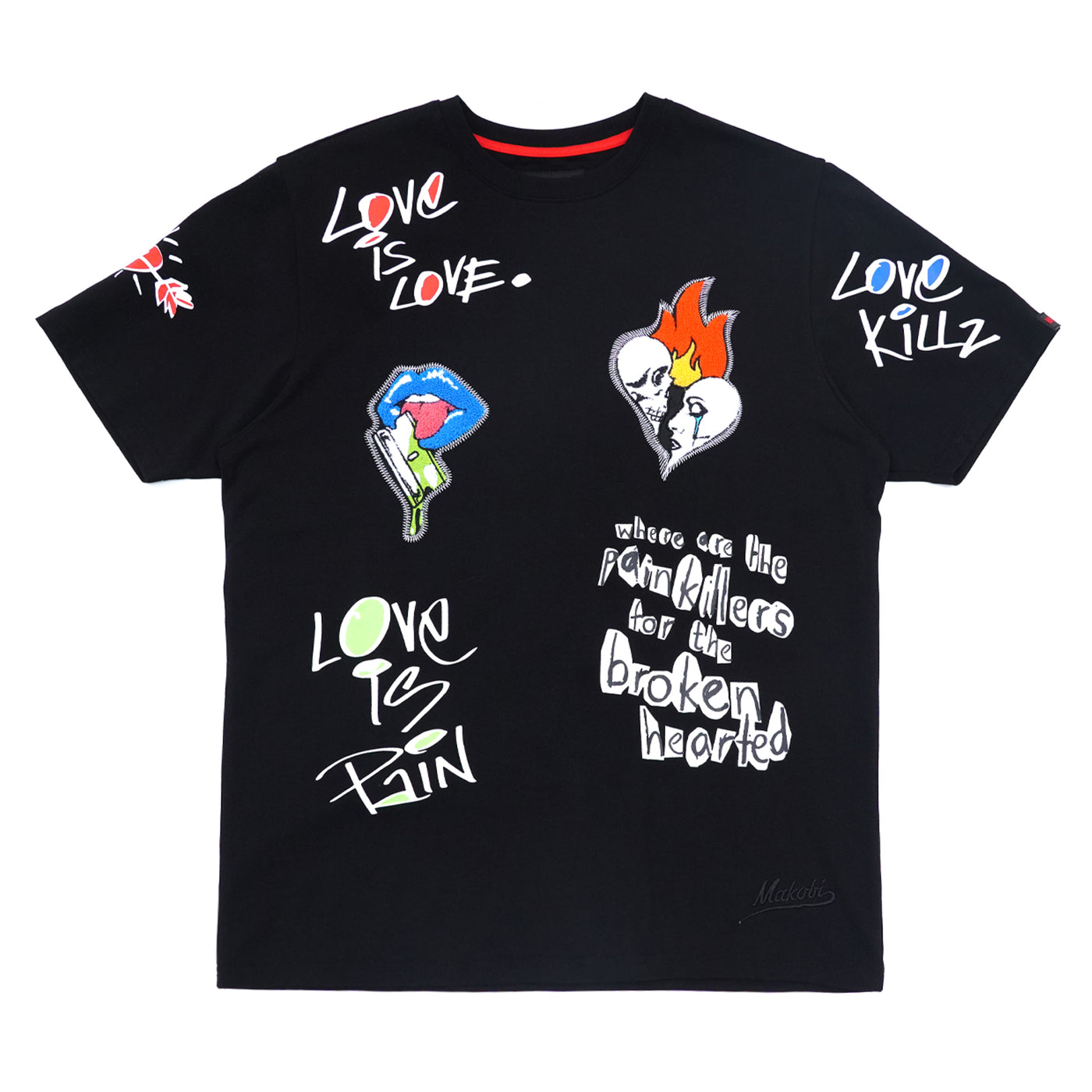 M295 Love Kills Tee - مشکی