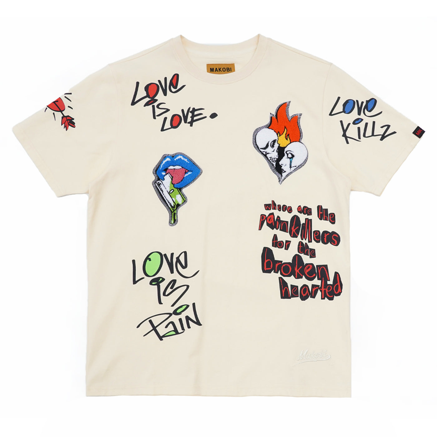 M295 Love Kills Tee - طبیعی