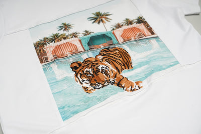 M304 Tiger Ni Paradise Tee - White