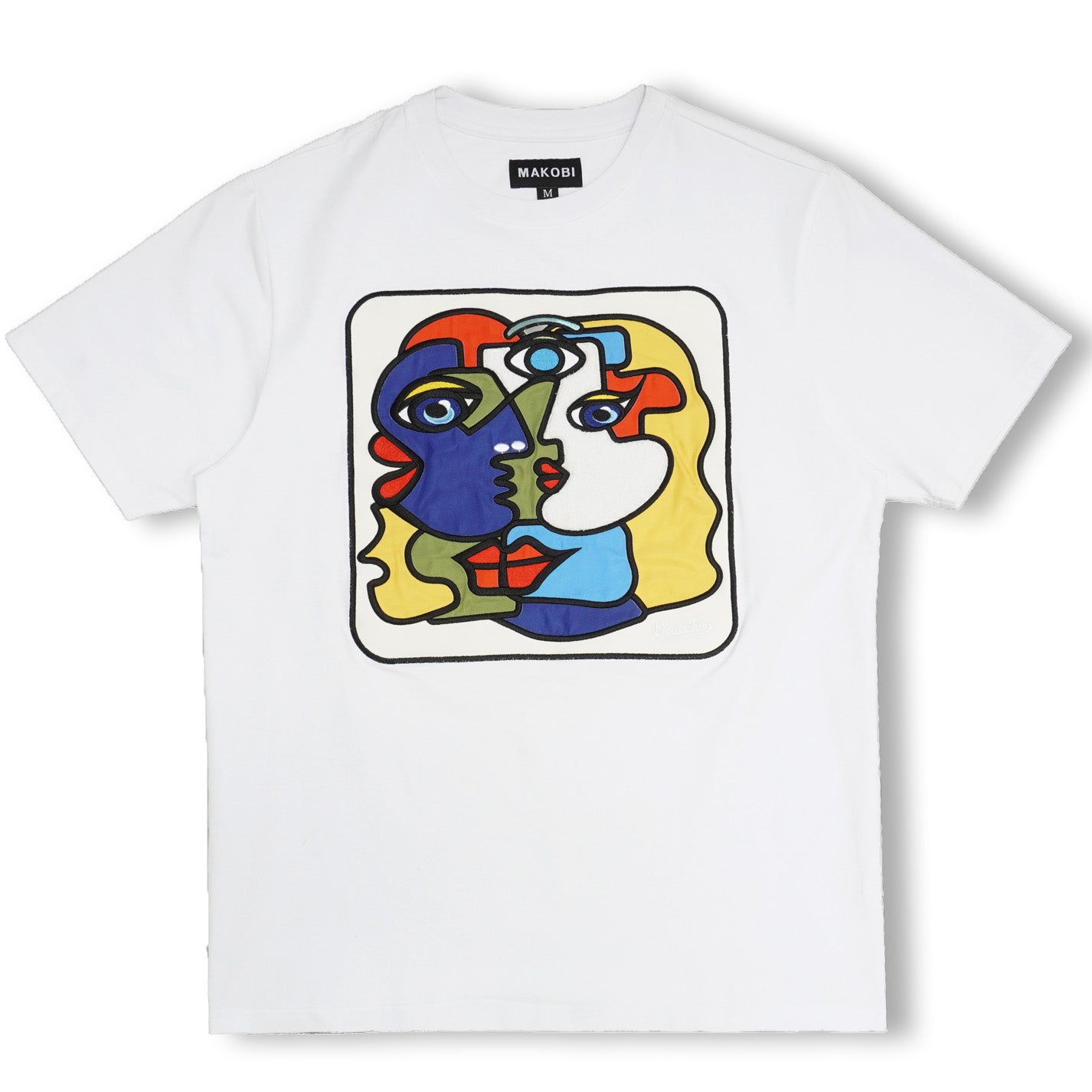 M314 Meji Face Áljẹbrà Tee - White