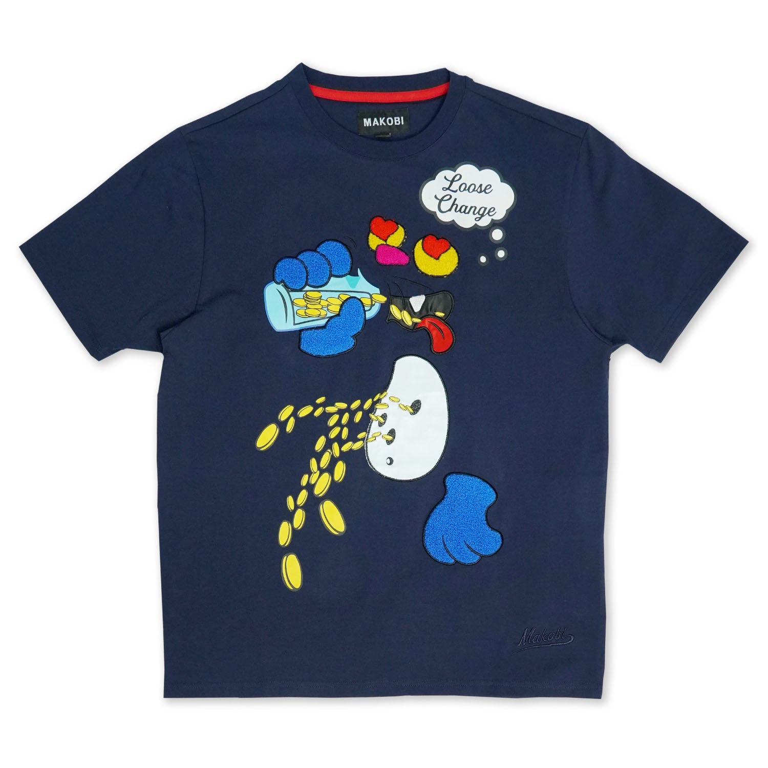 M328 Loose Change Tee - Navy