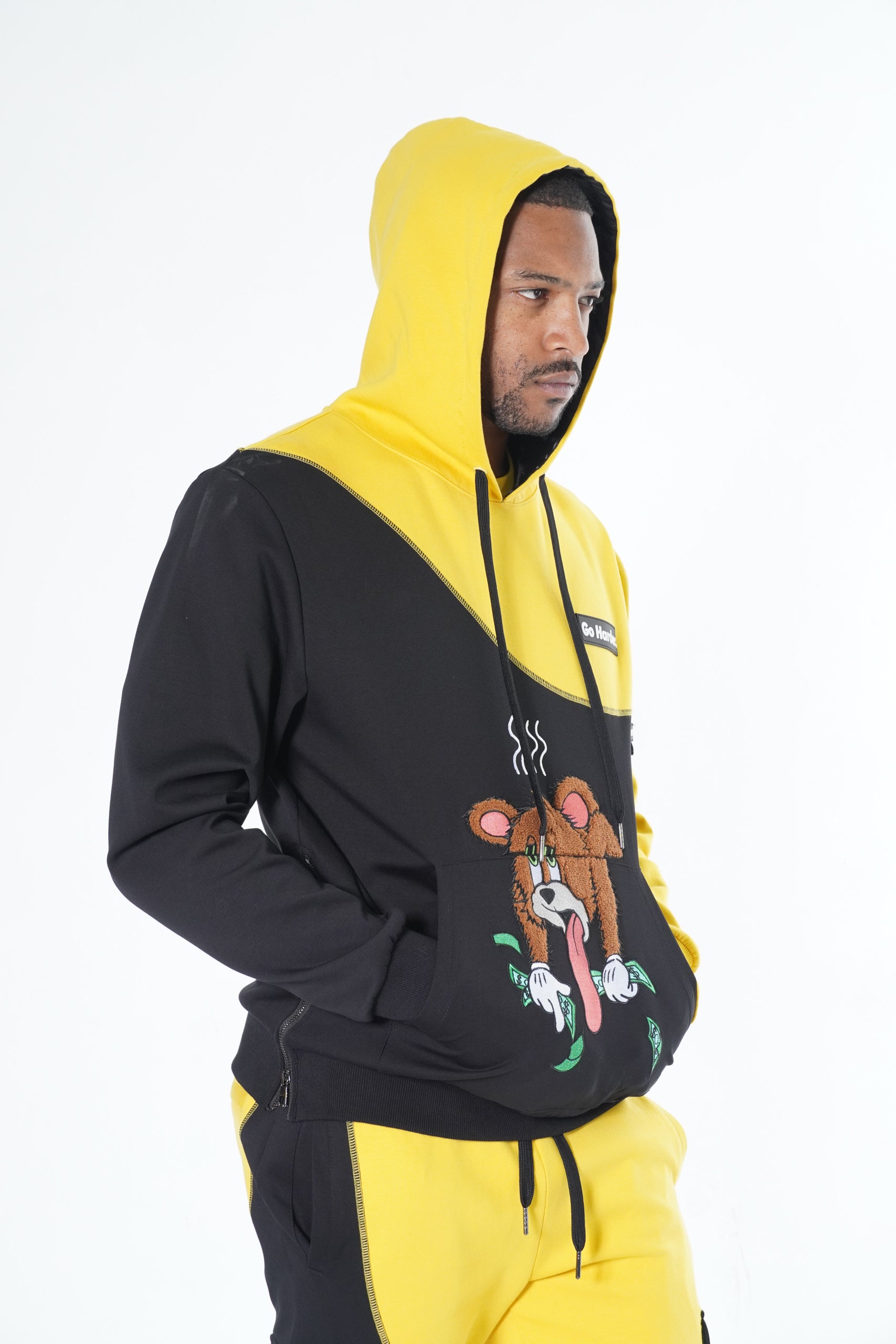 M3510 Go Harder Hoodie - مشکی