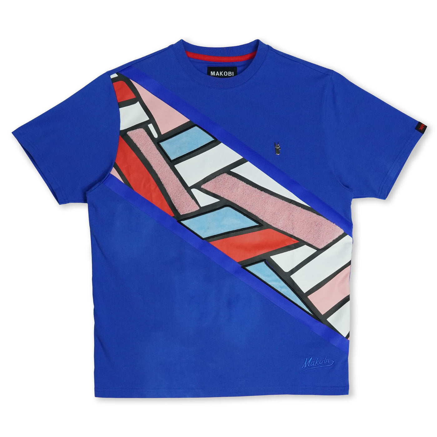 M367 Makobi Block Tee - Royal