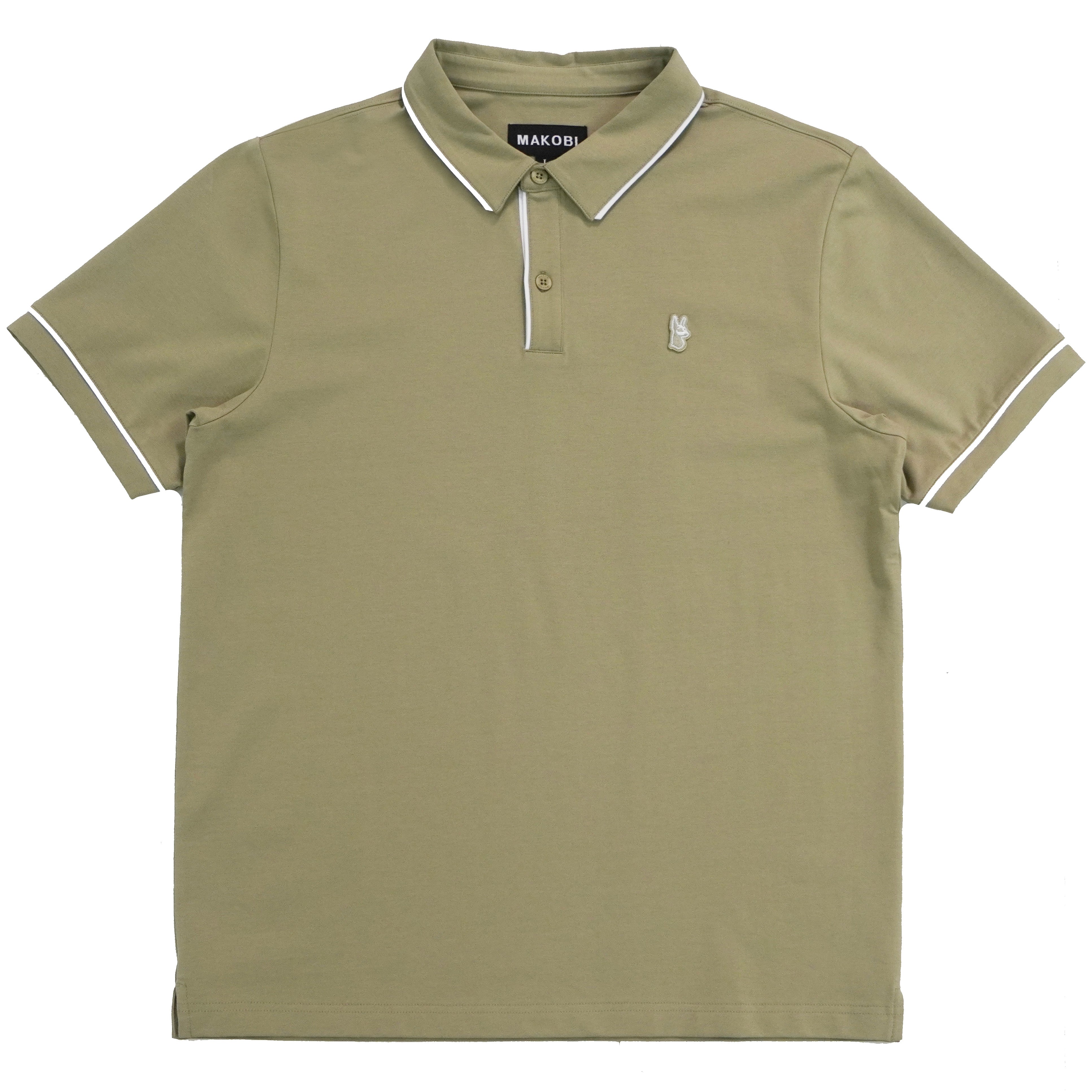 M383 Makobi Luciano Polo Tirt - Olive