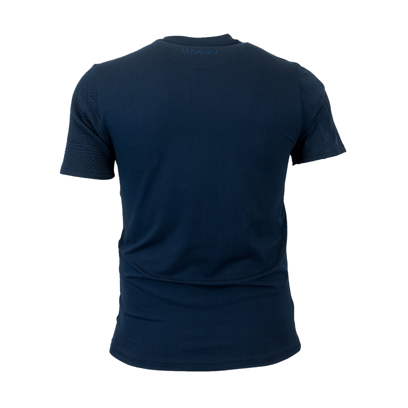 M386 Cut & Sew Jacquard Tee - Navy