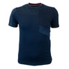 M386 Cut & Sew Jacquard Tee - Navy