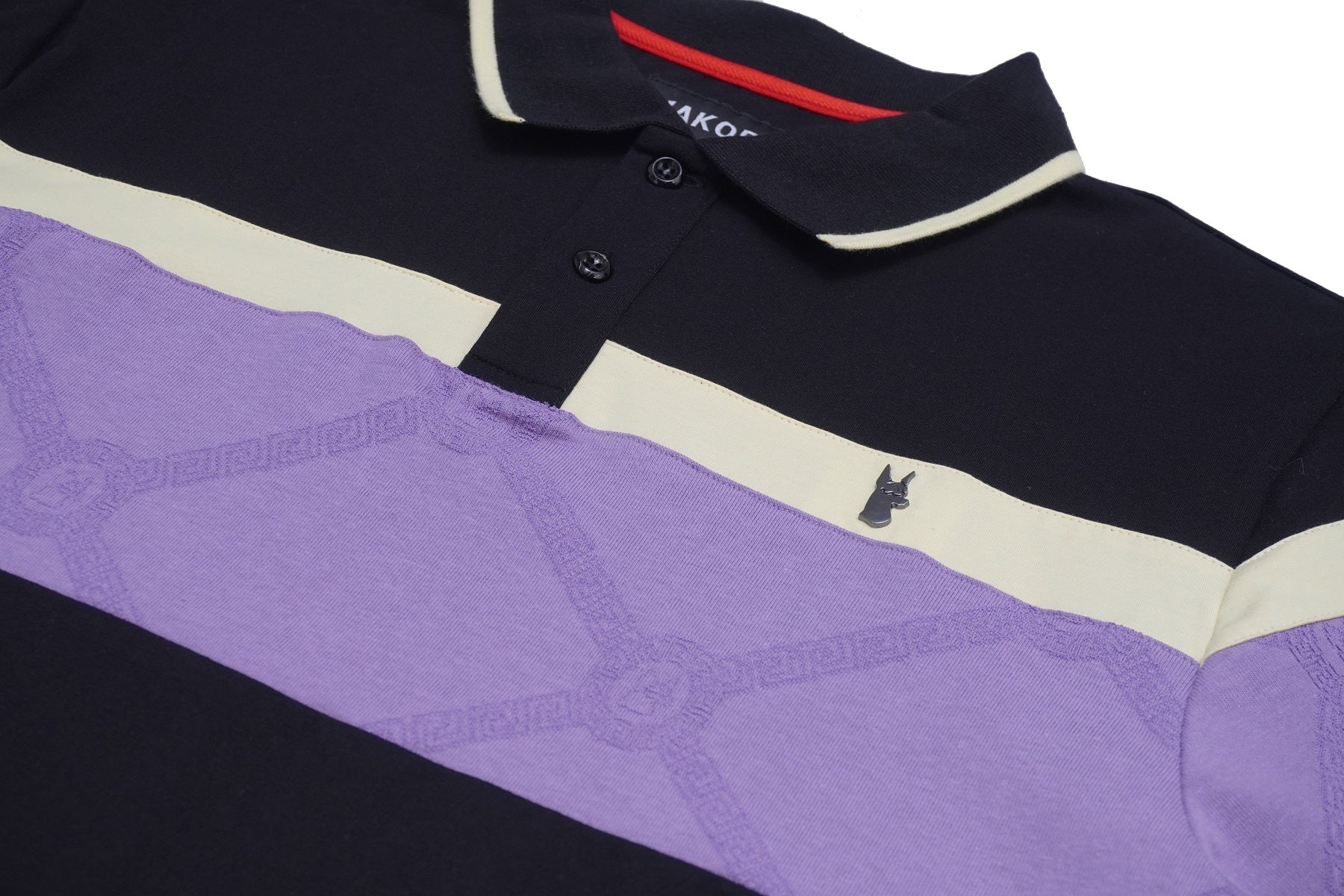 M392 Makobi Monogram Horizon Polo - مشکی